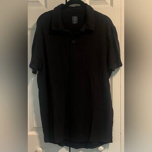 Men's Myles Casual Black Polo Shirt